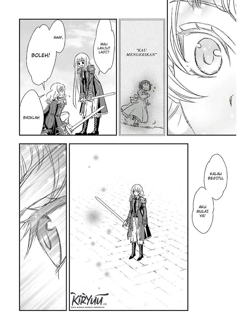 Shinigami ni Sodaterareta Shoujo wa Shikkoku no Tsurugi wo Mune ni Idaku Chapter 15 Bahasa Indonesia