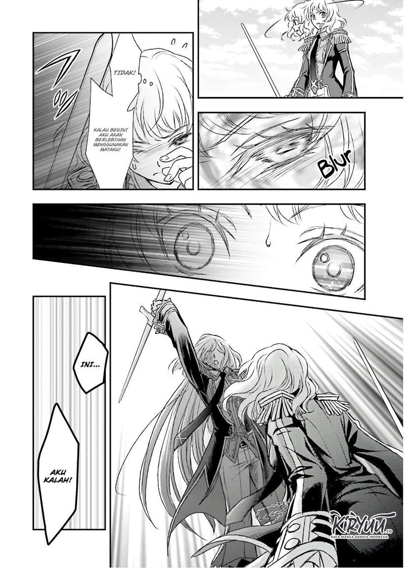 Shinigami ni Sodaterareta Shoujo wa Shikkoku no Tsurugi wo Mune ni Idaku Chapter 15 Bahasa Indonesia