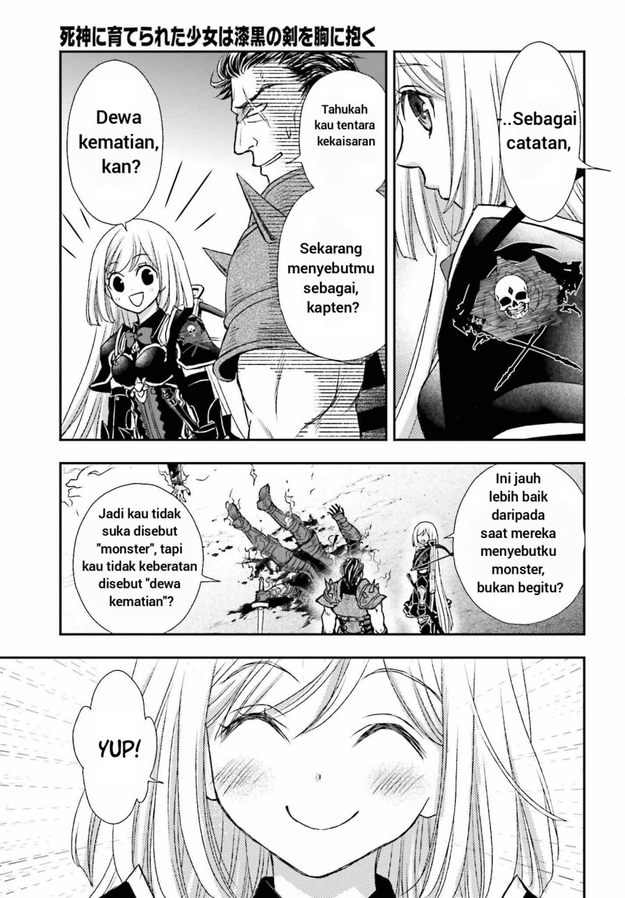 Shinigami ni Sodaterareta Shoujo wa Shikkoku no Tsurugi wo Mune ni Idaku chapter 33