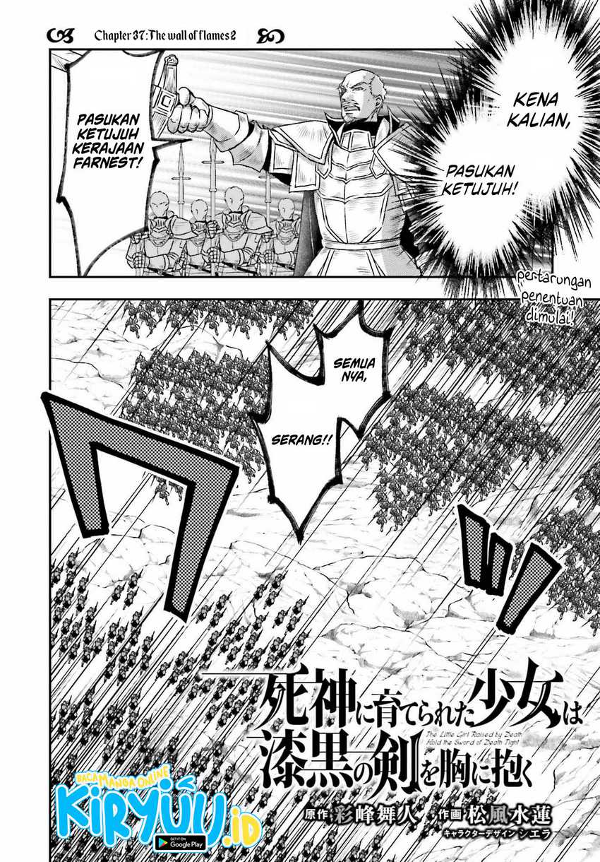 Shinigami ni Sodaterareta Shoujo wa Shikkoku no Tsurugi wo Mune ni Idaku chapter 37