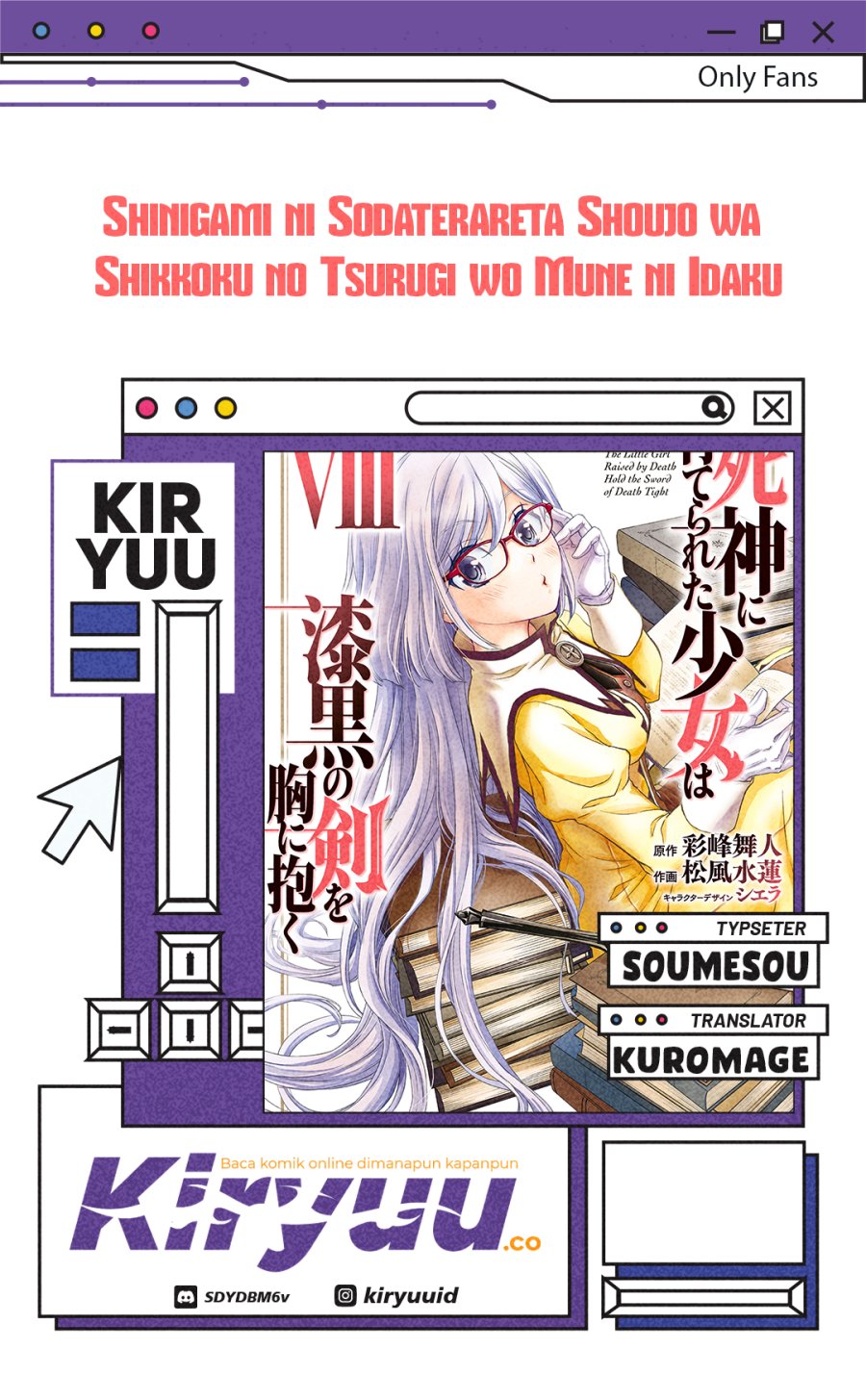 Shinigami ni Sodaterareta Shoujo wa Shikkoku no Tsurugi wo Mune ni Idaku Chapter 46 Bahasa Indonesia