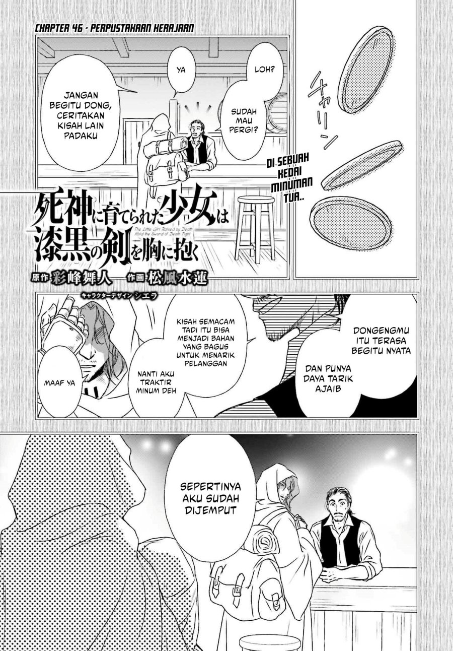 Shinigami ni Sodaterareta Shoujo wa Shikkoku no Tsurugi wo Mune ni Idaku Chapter 46 Bahasa Indonesia