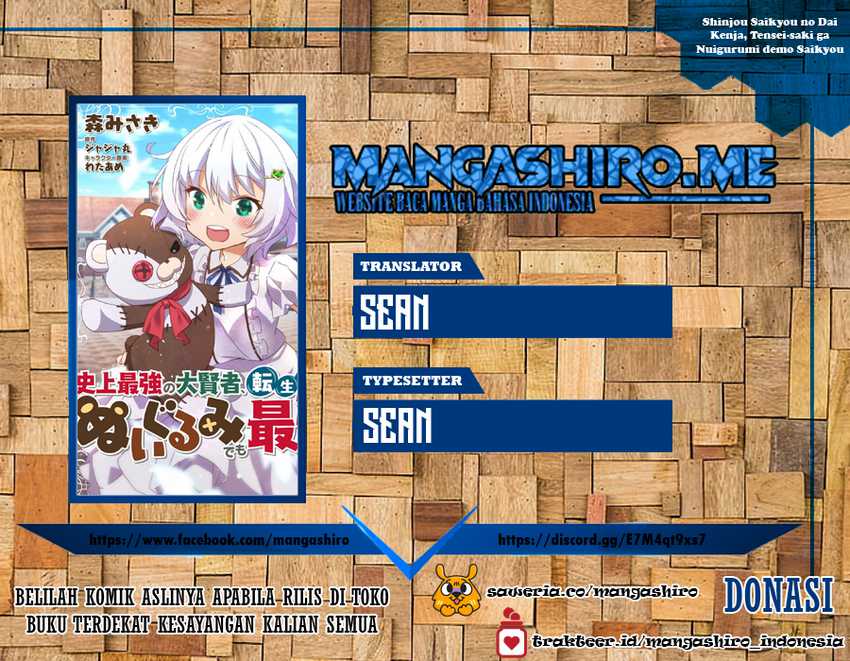 Shinjou Saikyou no Dai Kenja, Tensei-saki ga Nuigurumi demo Saikyou deshita Chapter 02 Bahasa Indonesia