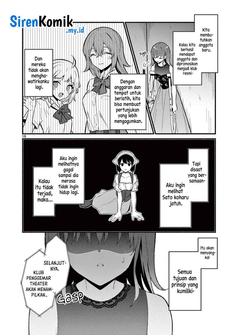 Shiotaiou no Sato-san ga Ore ni dake Amai Chapter 61 Bahasa Indonesia