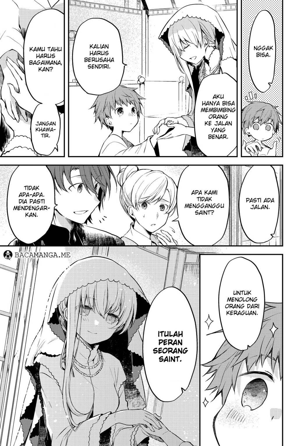 Shiro Seijo to Kuro Bokushi Chapter 01 Bahasa Indonesia