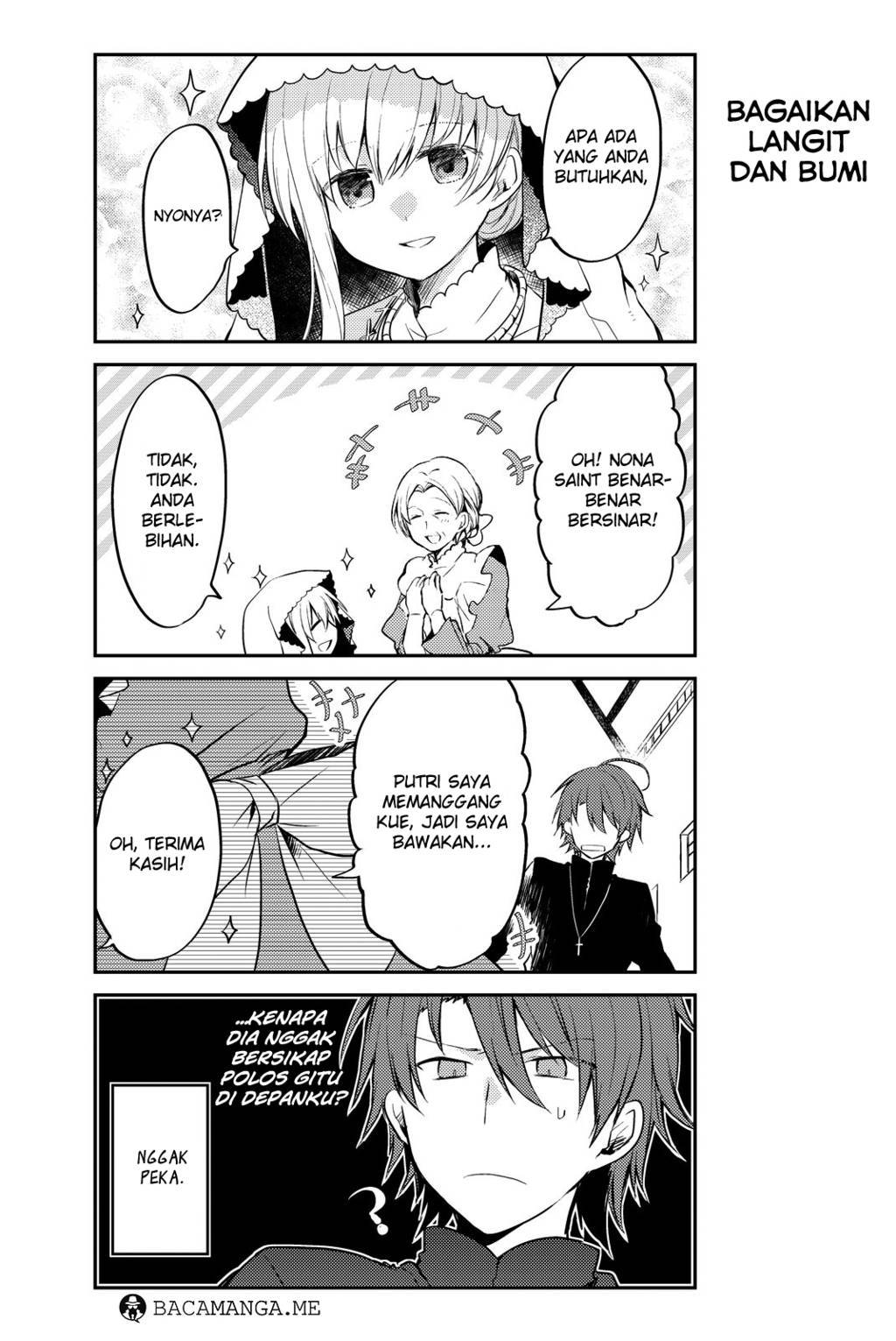 Shiro Seijo to Kuro Bokushi Chapter 01 Bahasa Indonesia