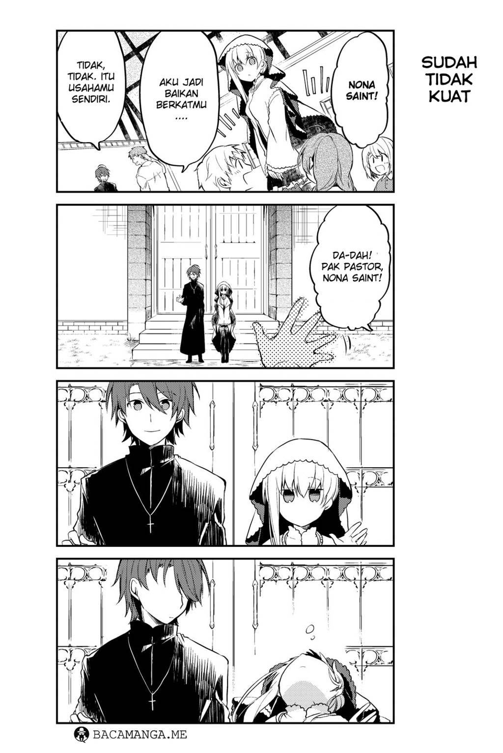 Shiro Seijo to Kuro Bokushi Chapter 01 Bahasa Indonesia