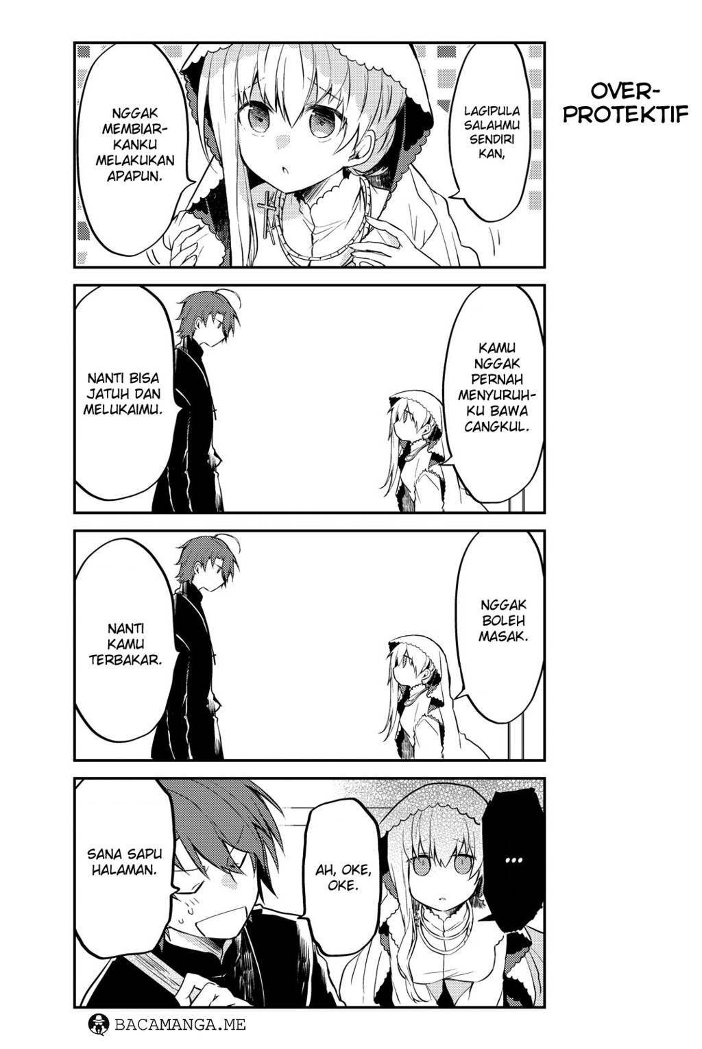 Shiro Seijo to Kuro Bokushi Chapter 01 Bahasa Indonesia