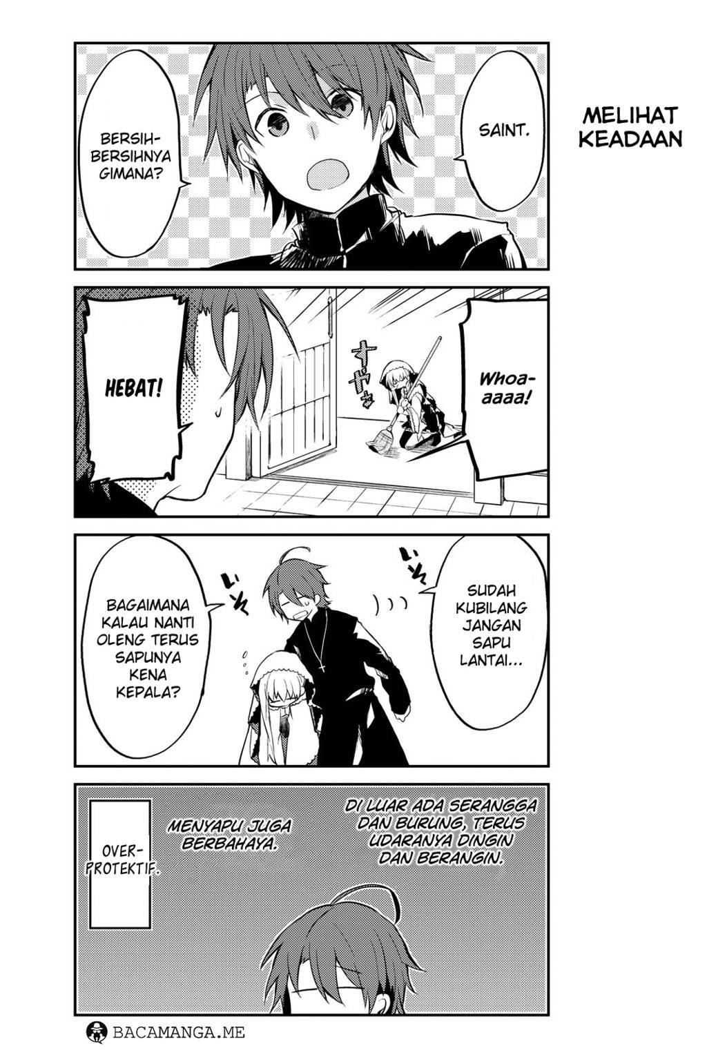 Shiro Seijo to Kuro Bokushi Chapter 01 Bahasa Indonesia