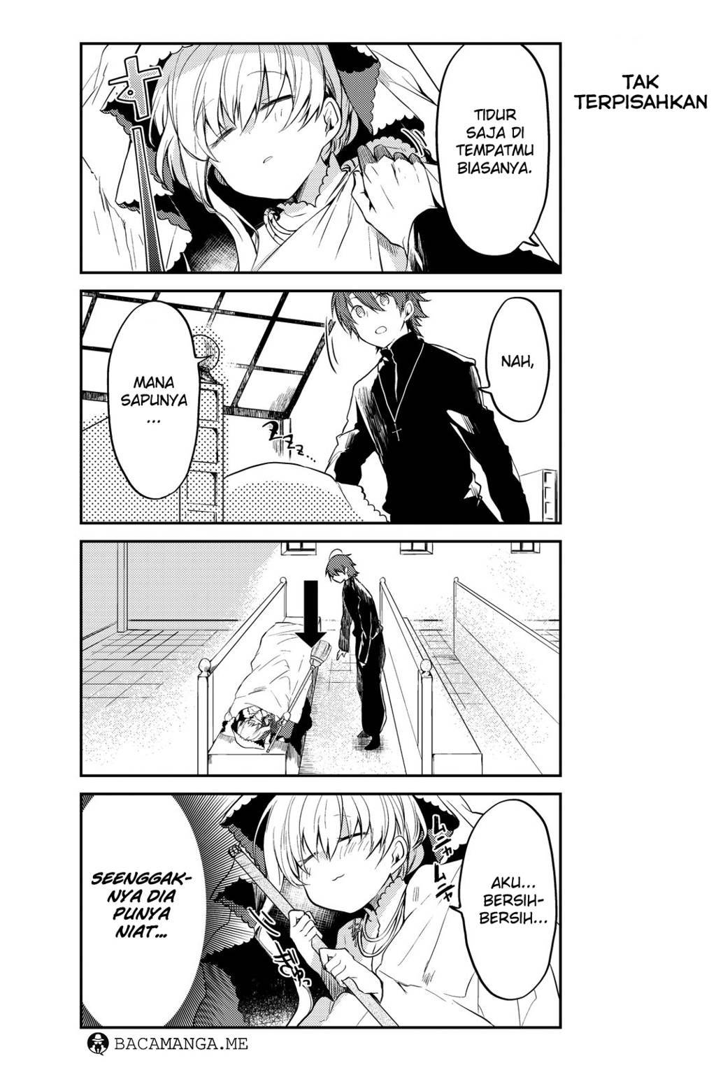 Shiro Seijo to Kuro Bokushi Chapter 01 Bahasa Indonesia