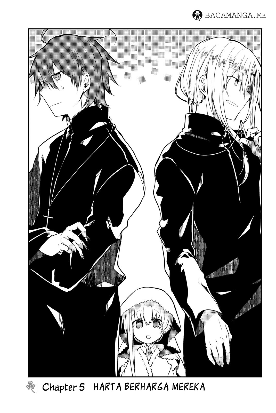 Shiro Seijo to Kuro Bokushi Chapter 05 Bahasa Indonesia