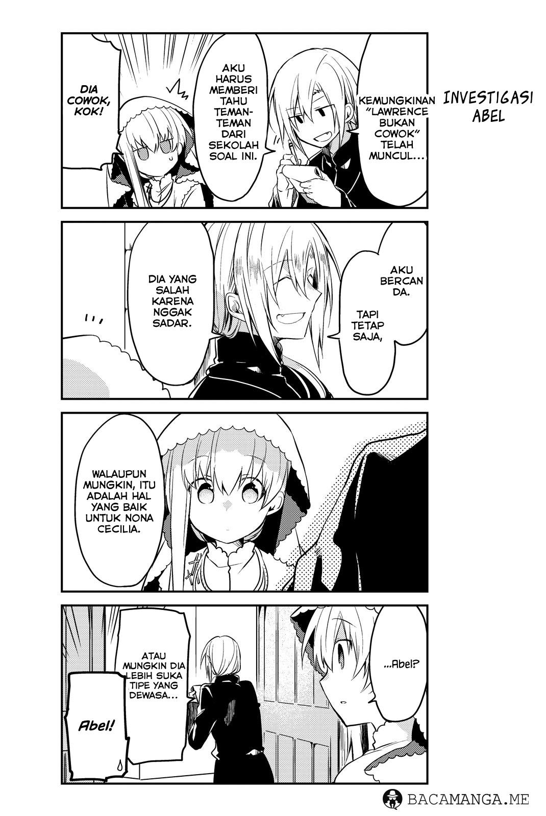 Shiro Seijo to Kuro Bokushi Chapter 05 Bahasa Indonesia