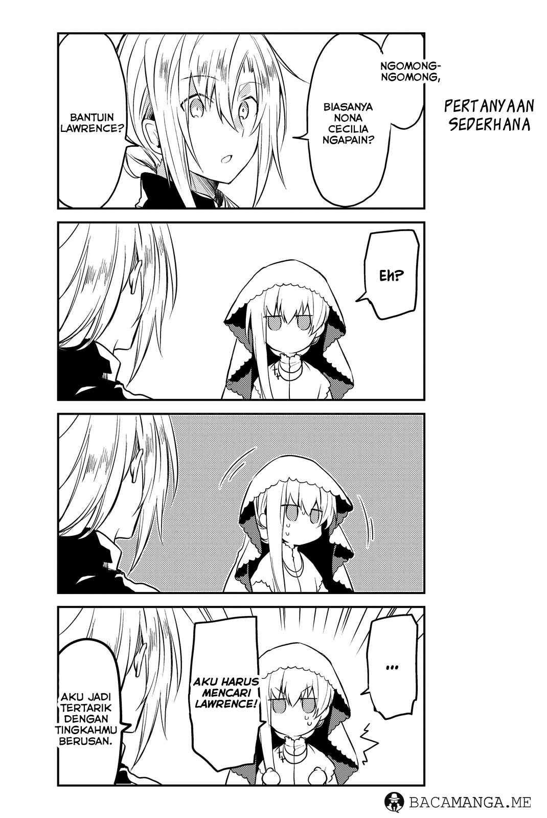 Shiro Seijo to Kuro Bokushi Chapter 05 Bahasa Indonesia