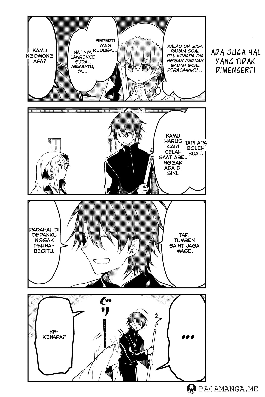 Shiro Seijo to Kuro Bokushi Chapter 05 Bahasa Indonesia