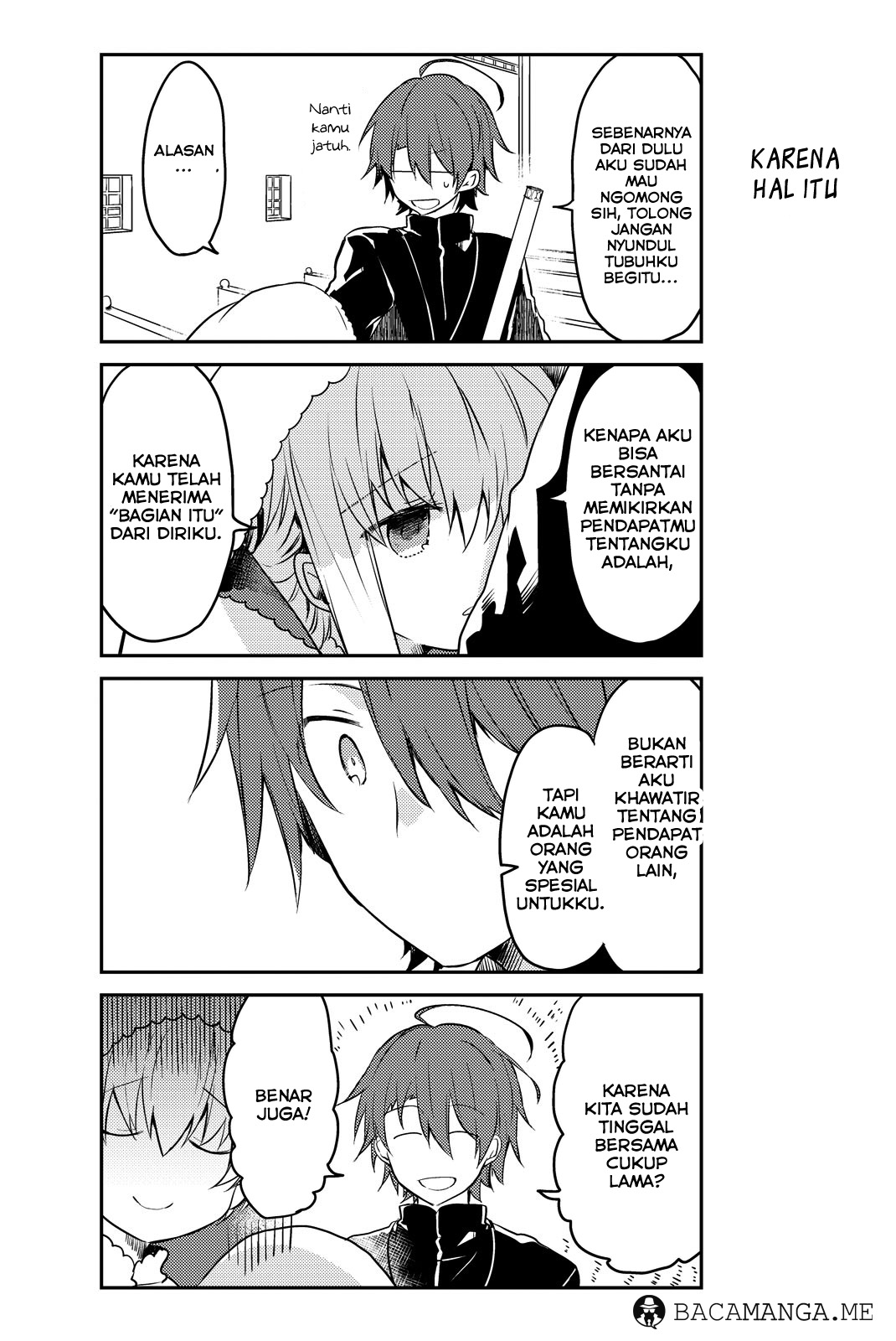 Shiro Seijo to Kuro Bokushi Chapter 05 Bahasa Indonesia