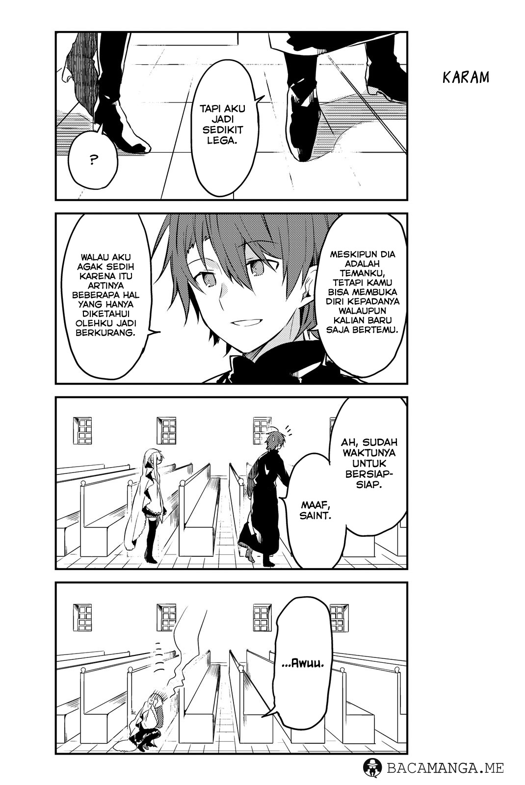 Shiro Seijo to Kuro Bokushi Chapter 05 Bahasa Indonesia