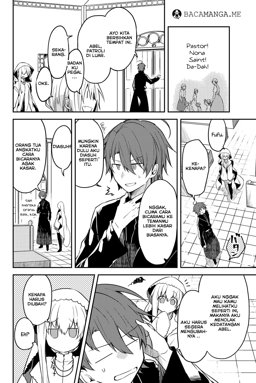 Shiro Seijo to Kuro Bokushi Chapter 05 Bahasa Indonesia