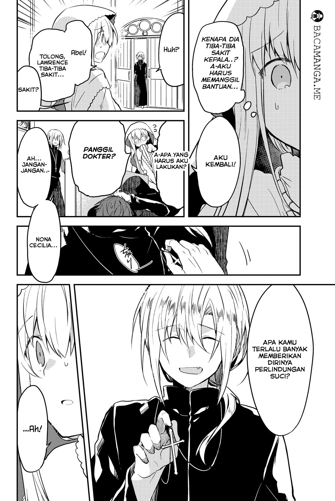 Shiro Seijo to Kuro Bokushi Chapter 05 Bahasa Indonesia