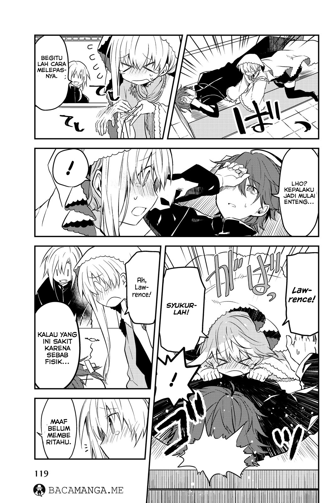 Shiro Seijo to Kuro Bokushi Chapter 05 Bahasa Indonesia