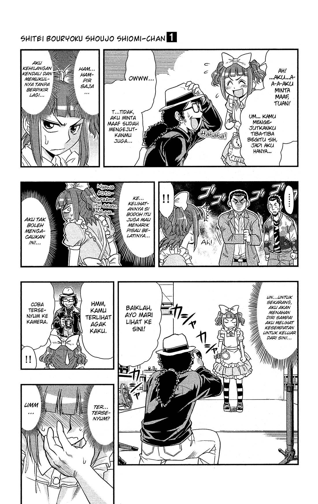 Shitei Bouryoku Shoujo Shiomi-chan chapter 3