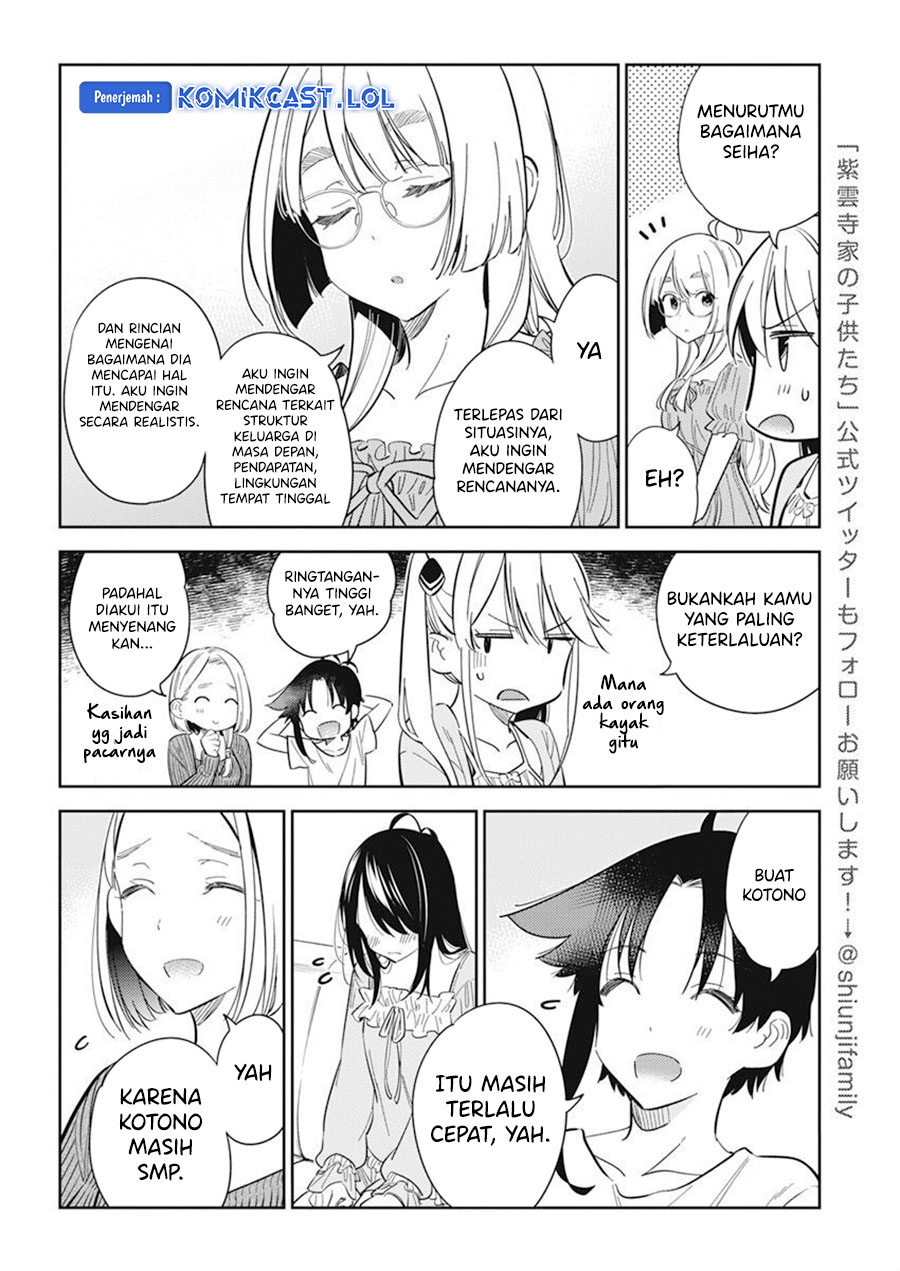 Shiunji-ke no Kodomo-Tachi Chapter 13 Bahasa Indonesia