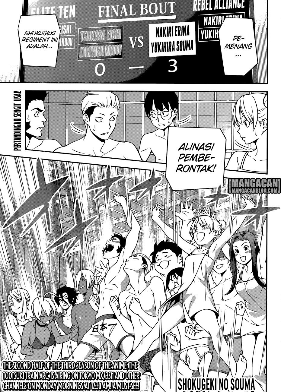 Shokugeki no Souma Chapter 263 Bahasa Indonesia