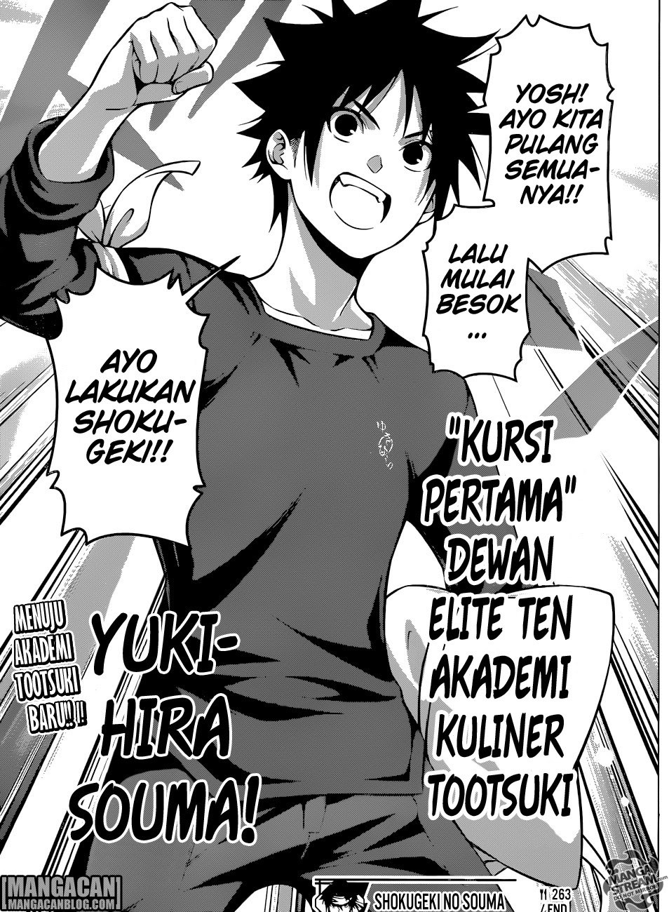 Shokugeki no Souma Chapter 263 Bahasa Indonesia