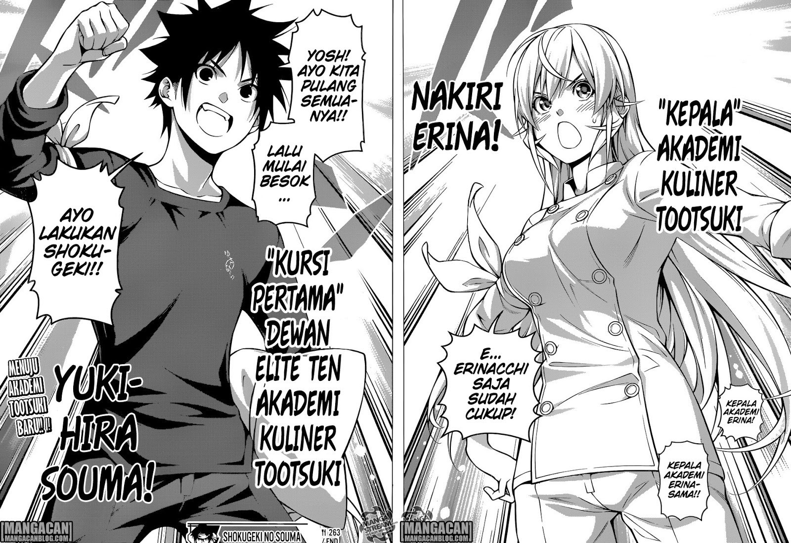 Shokugeki no Souma Chapter 263 Bahasa Indonesia