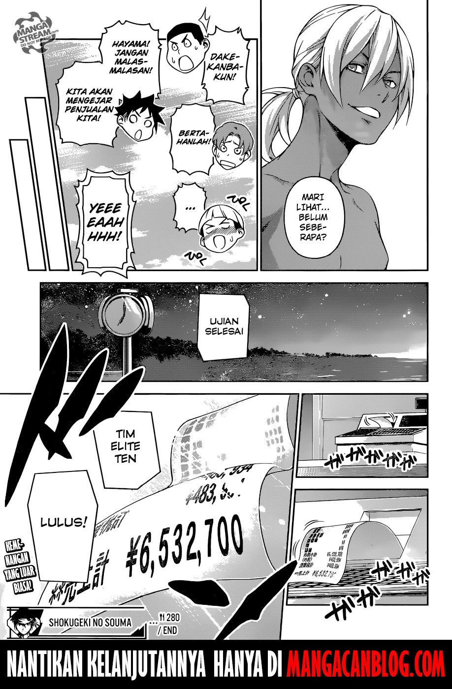 Shokugeki no Souma Chapter 280 Bahasa Indonesia