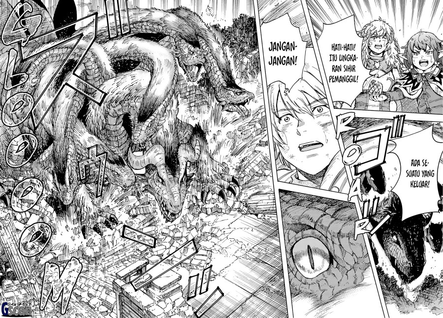 Shoukan Sareta Kenja wa Isekai o Iku ~ Saikyouna no wa Fuyou Zaiko no Aitemudeshita Chapter 34.2 Bahasa Indonesia