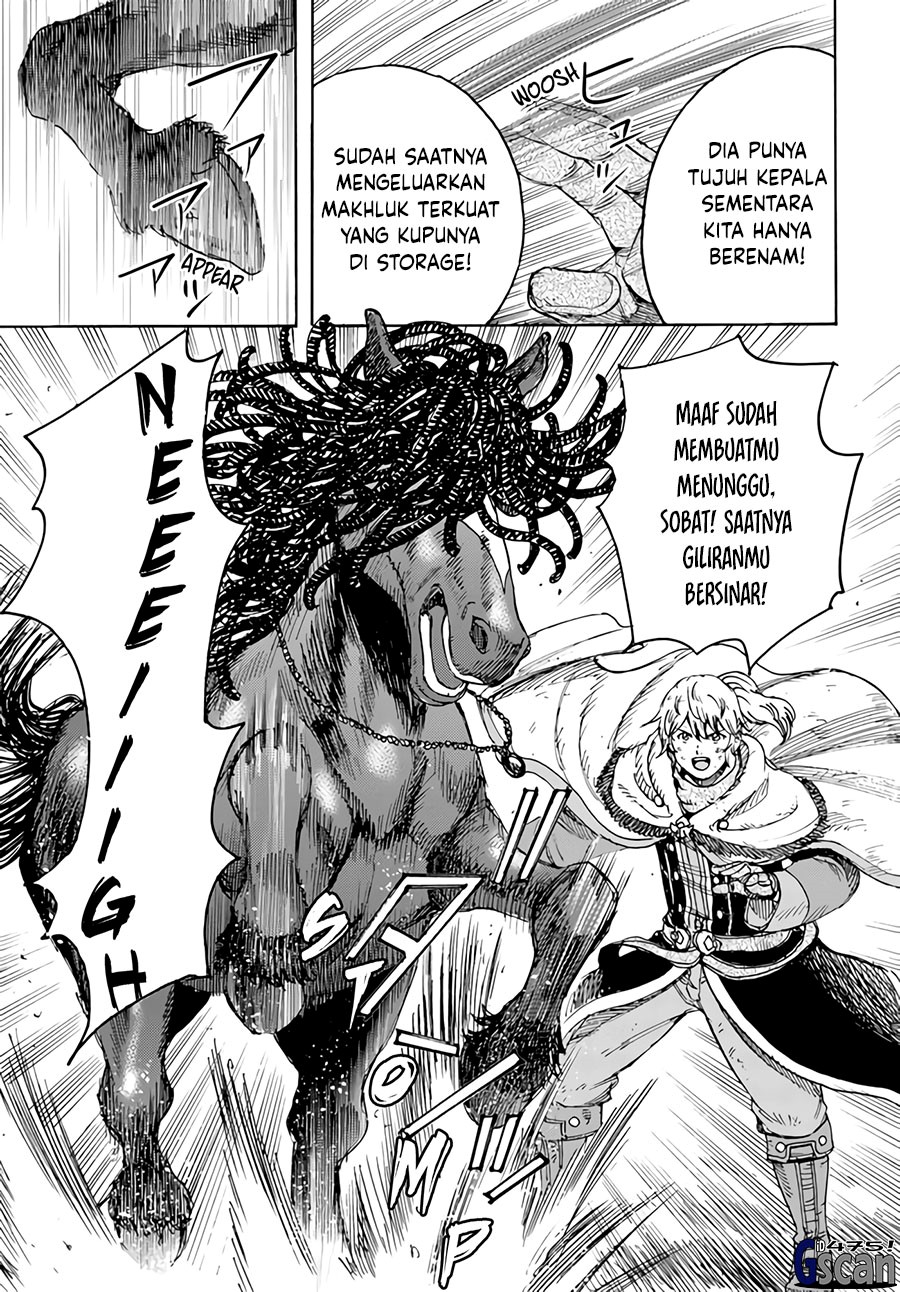 Shoukan Sareta Kenja wa Isekai o Iku ~ Saikyouna no wa Fuyou Zaiko no Aitemudeshita Chapter 34.2 Bahasa Indonesia