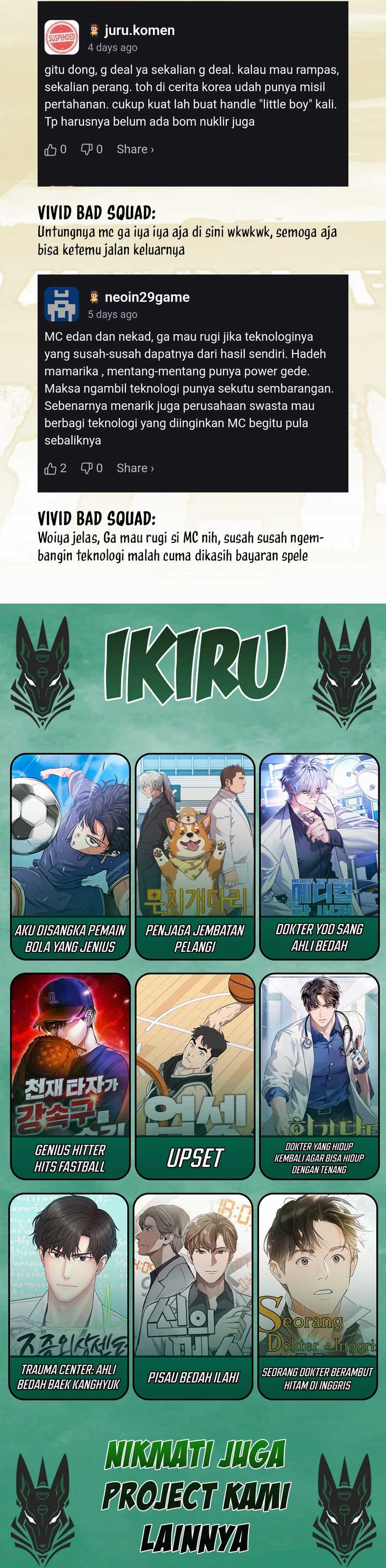 Should I Make You a Nuclear Weapon? Chapter 55 Bahasa Indonesia