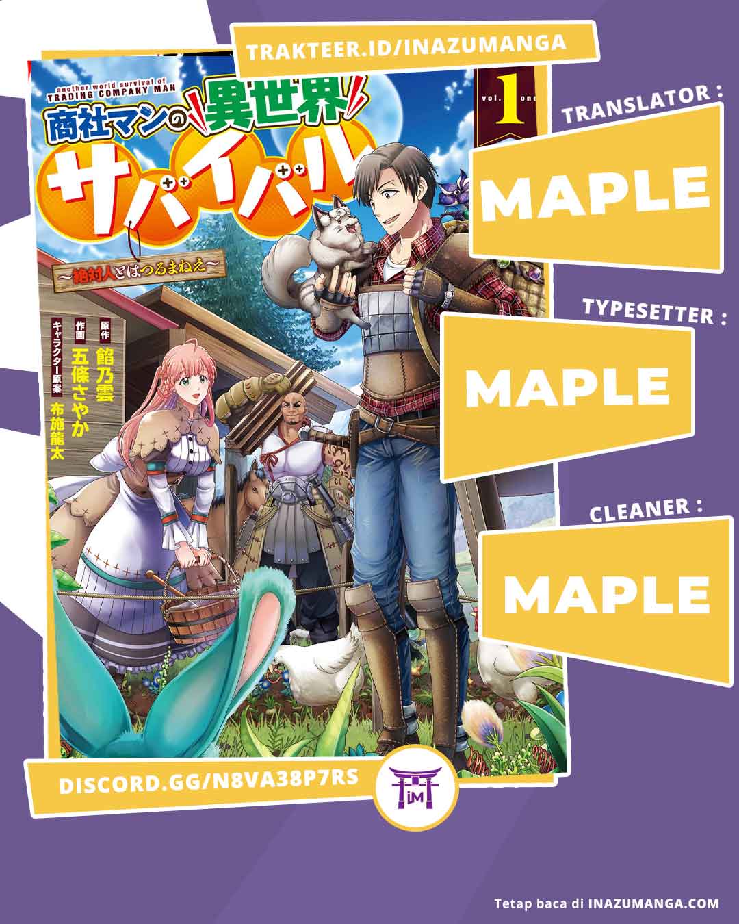 Shoushaman no Isekai Survival ~ Zettai Hito to wa Tsurumanee ~ chapter 3