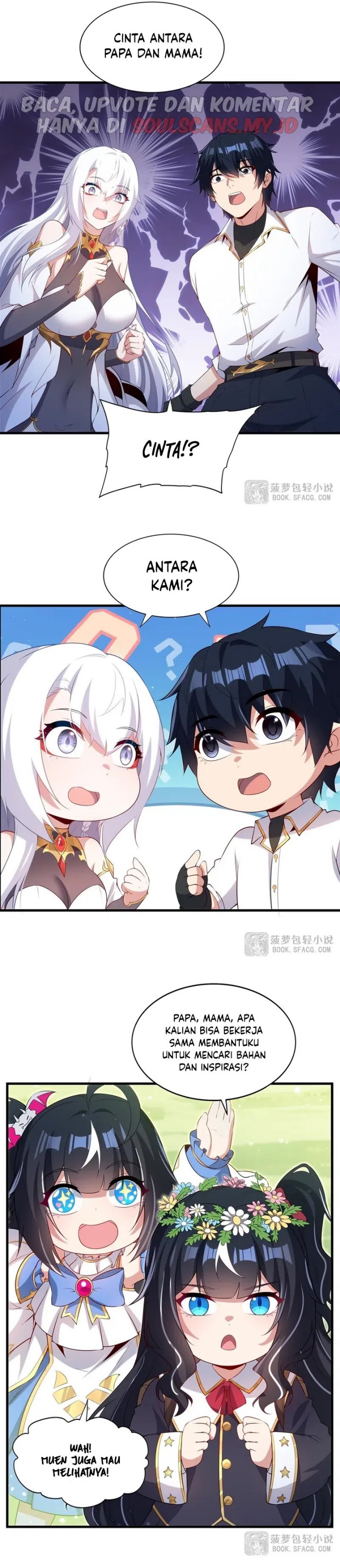 Shut Up, Evil Dragon! I Don’t Want to Raise a Child with You Anymore Chapter 61 Bahasa Indonesia