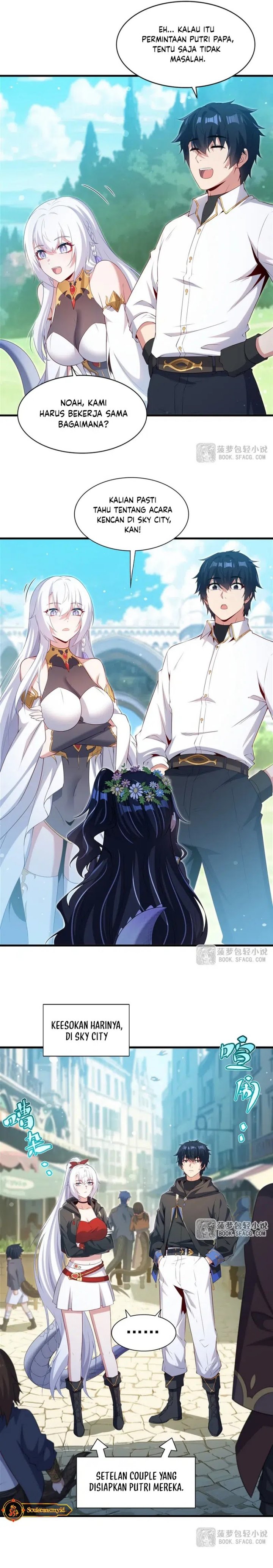 Shut Up, Evil Dragon! I Don’t Want to Raise a Child with You Anymore Chapter 61 Bahasa Indonesia