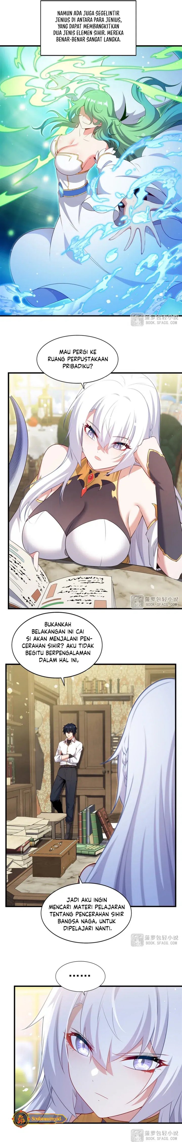 Shut Up, Evil Dragon! I Don’t Want to Raise a Child with You Anymore Chapter 68 Bahasa Indonesia