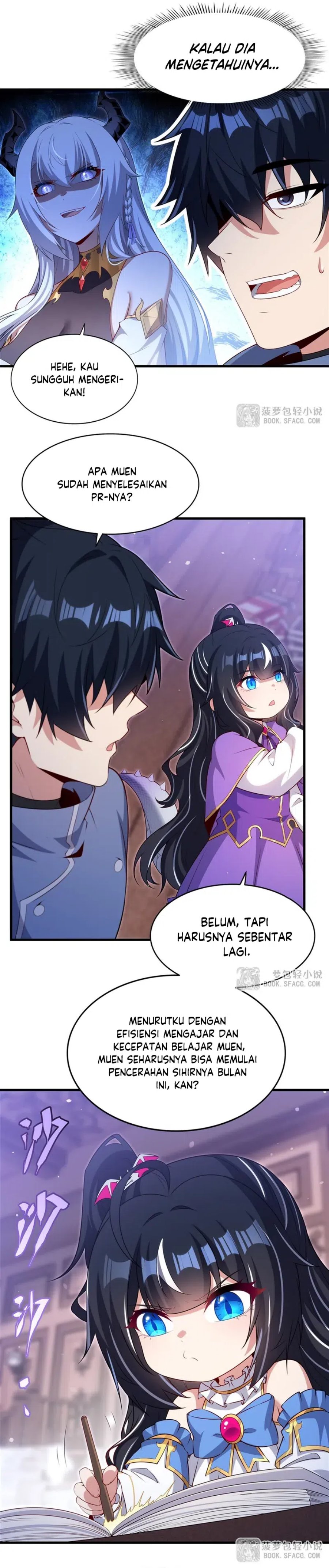 Shut Up, Evil Dragon! I Don’t Want to Raise a Child with You Anymore Chapter 71 Bahasa Indonesia