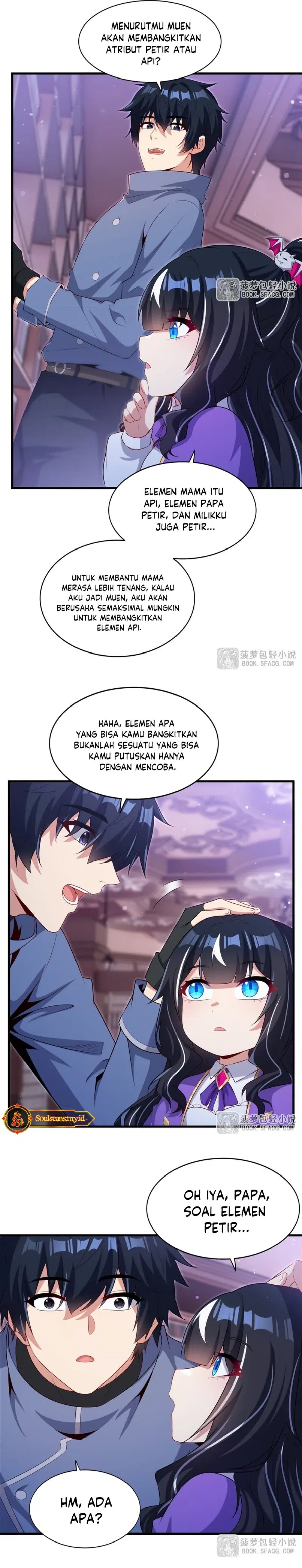 Shut Up, Evil Dragon! I Don’t Want to Raise a Child with You Anymore Chapter 71 Bahasa Indonesia
