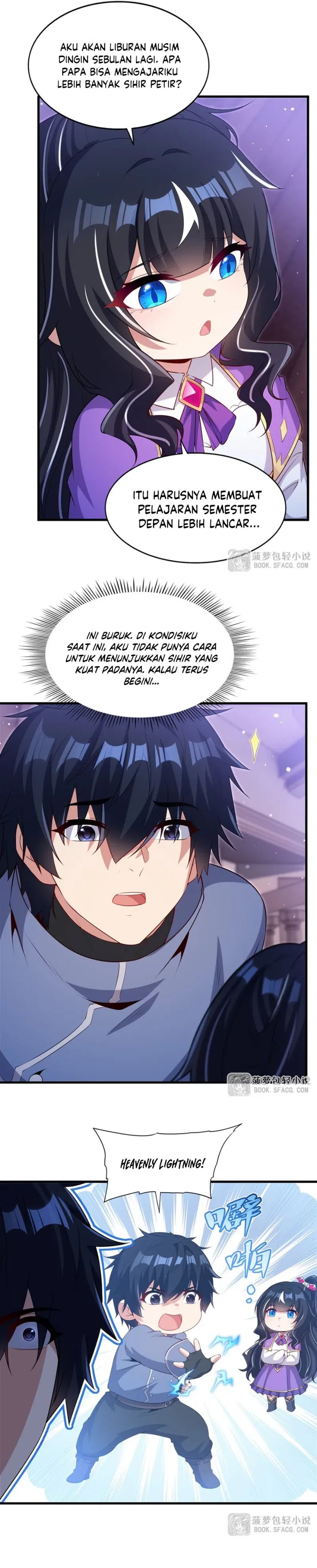 Shut Up, Evil Dragon! I Don’t Want to Raise a Child with You Anymore Chapter 71 Bahasa Indonesia