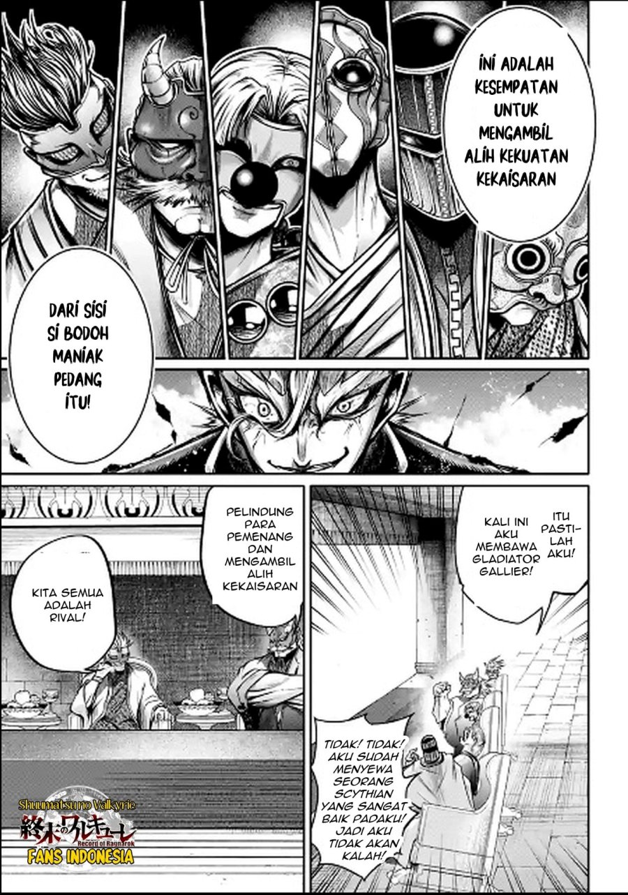 Shuumatsu no Valkyrie: The Legend of Lu Bu Fengxian Chapter 28 Bahasa Indonesia