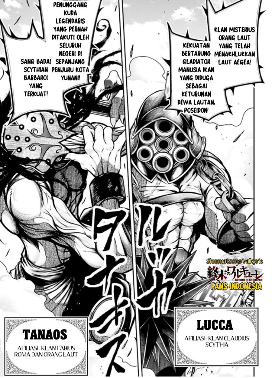 Shuumatsu no Valkyrie: The Legend of Lu Bu Fengxian Chapter 28 Bahasa Indonesia