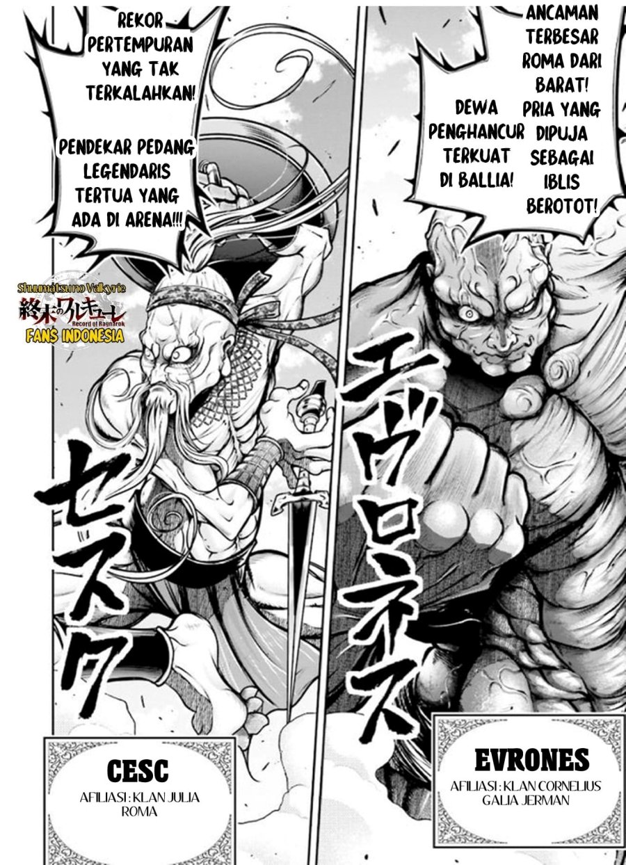 Shuumatsu no Valkyrie: The Legend of Lu Bu Fengxian Chapter 28 Bahasa Indonesia