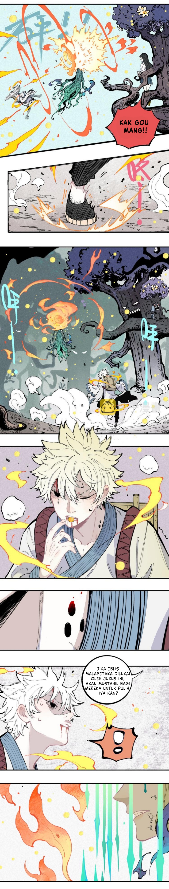 Siblings with a Mountain Man Chapter 40 Bahasa Indonesia