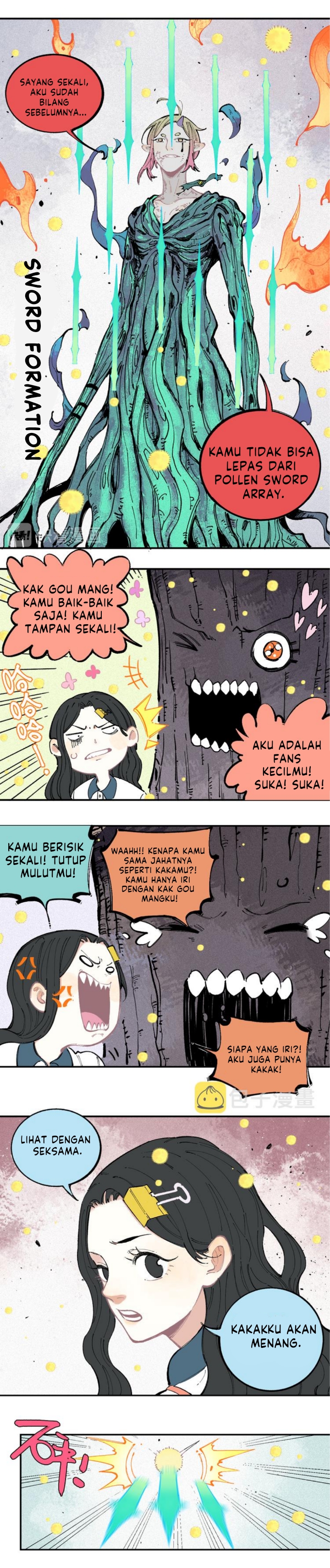 Siblings with a Mountain Man Chapter 40 Bahasa Indonesia
