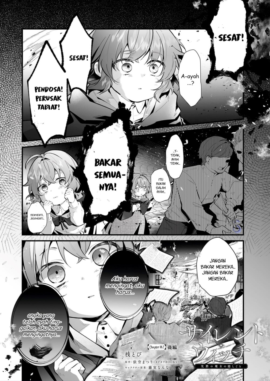 Silent Witch Chinmoku no Majo no Kakushigoto Chapter 18.2 Bahasa Indonesia