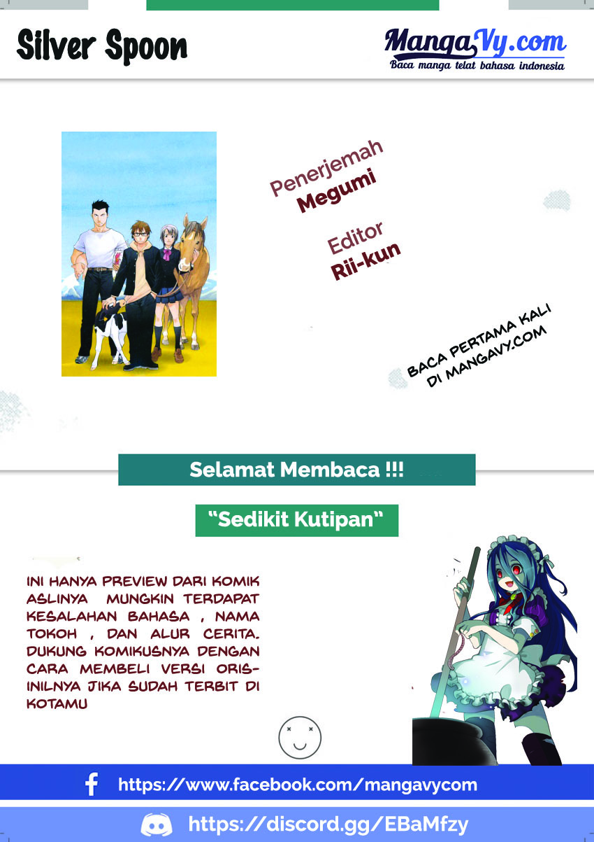 Silver Spoon Chapter 120 Bahasa Indonesia