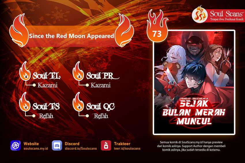 Since The Red Moon Appeared Chapter 73 Bahasa Indonesia