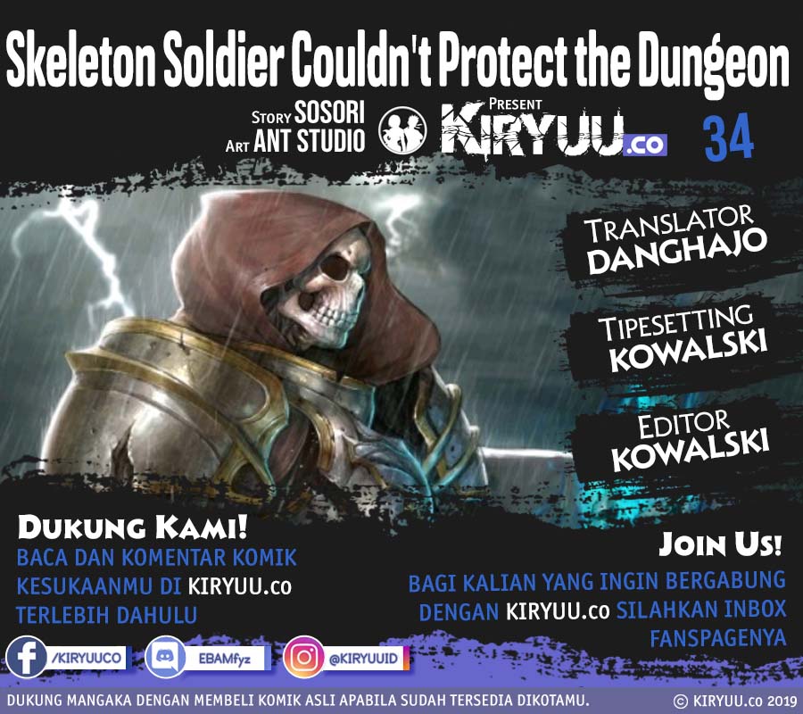 Skeleton Soldier Couldn’t Protect the Dungeon Chapter 34 Bahasa Indonesia