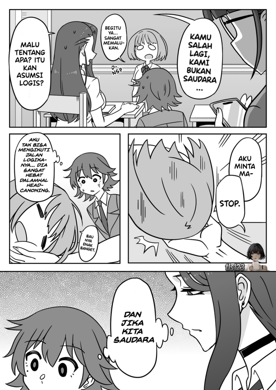 Something Naughty Would Happen If They Knew Each Other’s Thoughts Chapter 06 Bahasa Indonesia