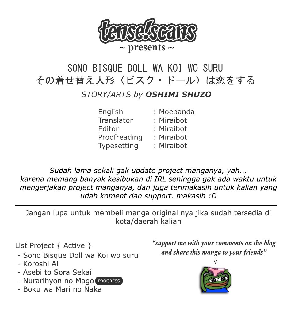 Sono Bisque Doll wa Koi wo suru Chapter 23 Bahasa Indonesia